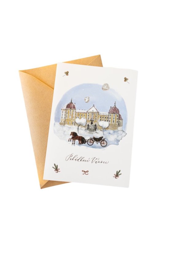 Be Nice ECO Christmas card Cinderella - Castle