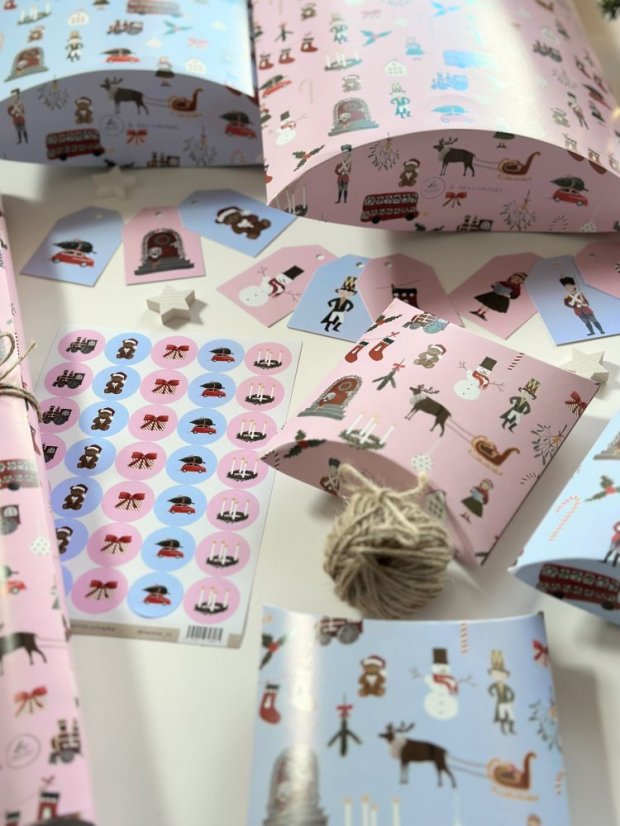 Be Nice ECO Christmas Wrapping Set – English Fairytale