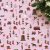 Be Nice ECO Christmas wrapping paper - English Fairytale pink