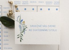 svatební stůl