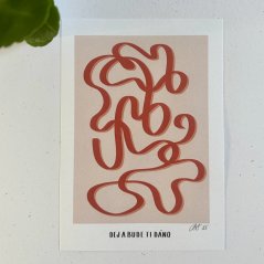 Be Nice EKO Signovaný A5 poster - BAŤA SOBĚ