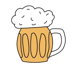 Be Nice Nažehlovačka na textil - Pivo