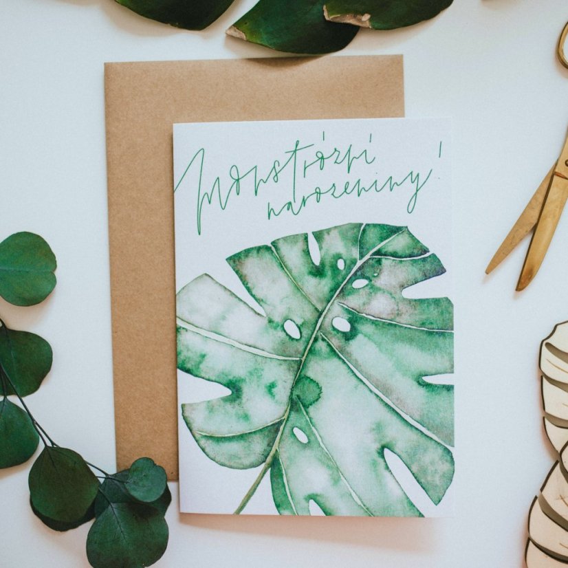 Be Nice přání Monstrózní narozeniny