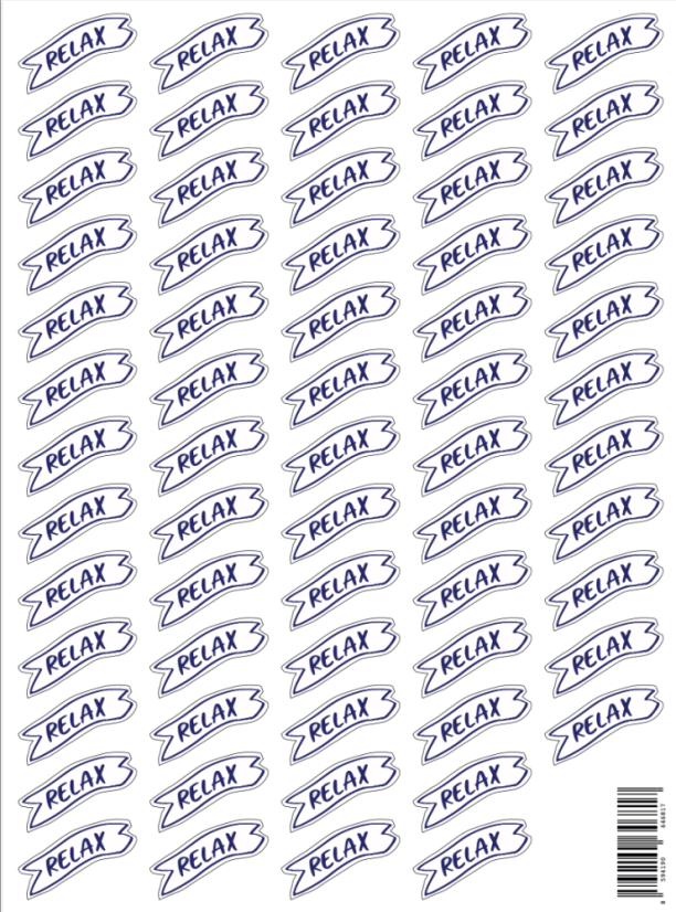 Be Nice Stickers – Relax