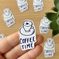 Samolepka - Coffee time