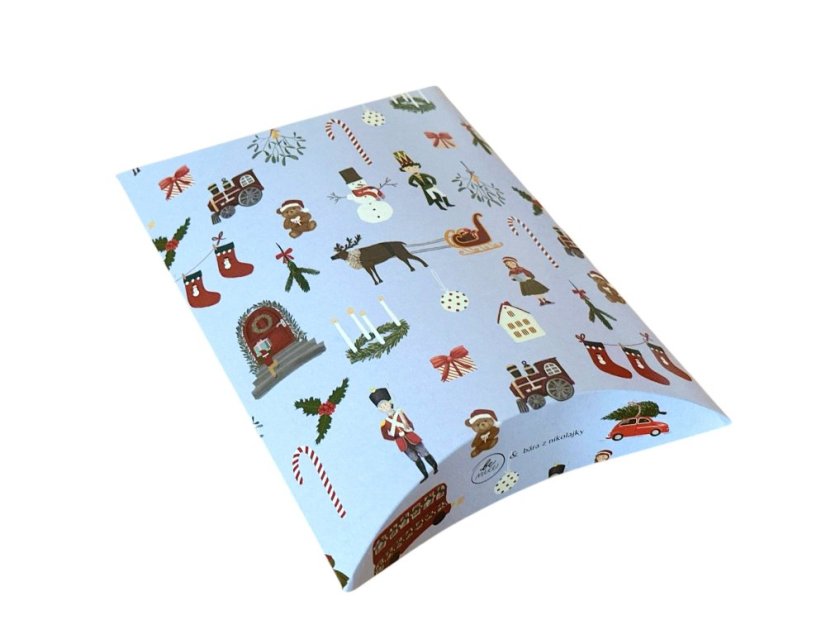 Be Nice EKO Krabička střední Anglická pohádka modrá 3 ks