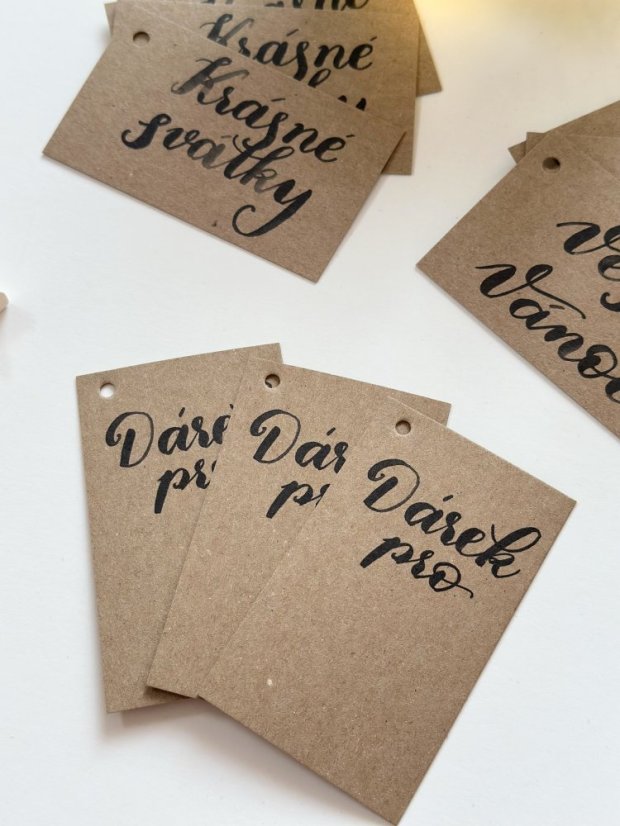 Be Nice EKO vánoční jmenovky 9 ks