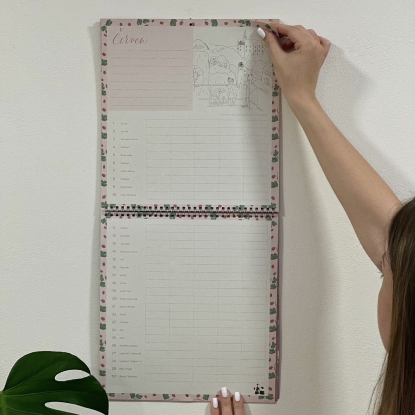 Be Nice EKO Rodinný nástěnný kalendář