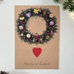 Be Nice EKO pohled Šťastné a laskavé - Pohádkový věnec