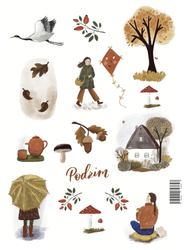 Be Nice stickers - Autumn
