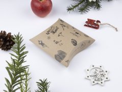 Be Nice ECO Natural Christmas gift boxes - brown