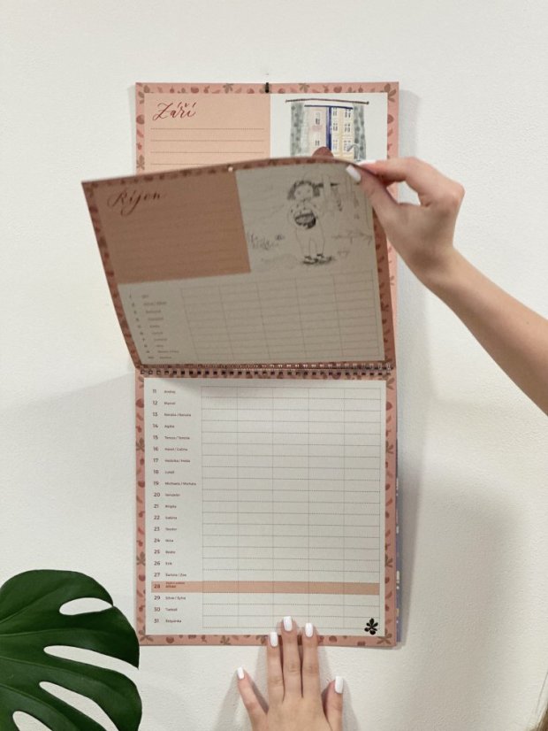 Be Nice EKO Rodinný nástěnný kalendář