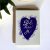 Be Nice card Thank you - heart blue
