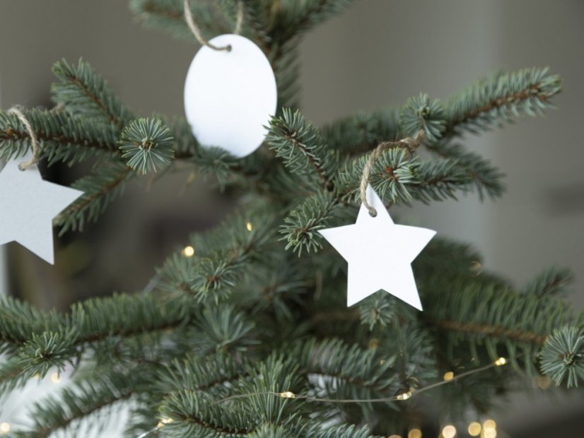 Be Nice ECO Christmas paper decorations without motive - bright