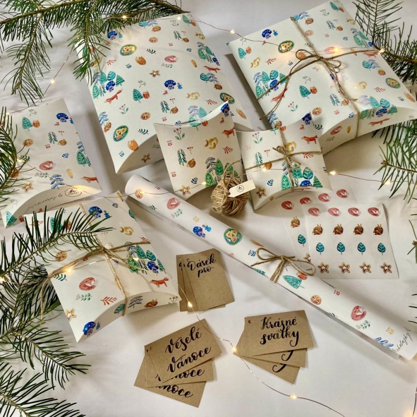 Be Nice ECO Family Christmas wrapping set