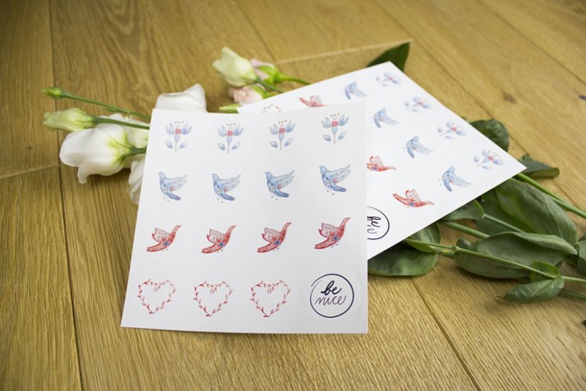 Be Nice Stickers With love