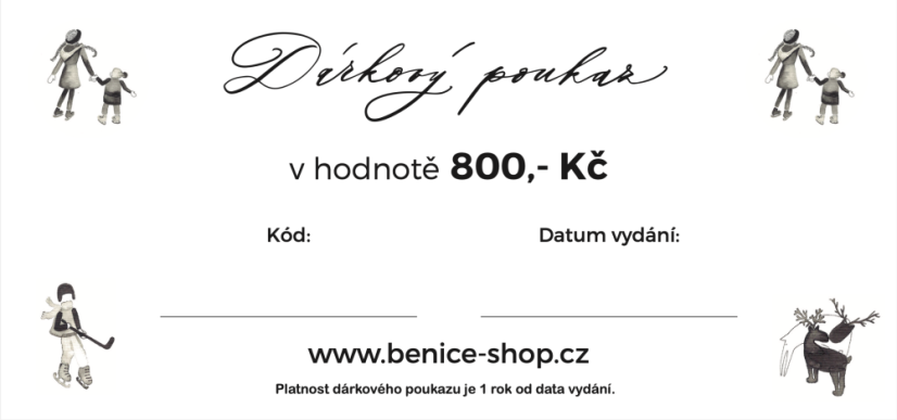 Dárkový poukaz 800 Kč
