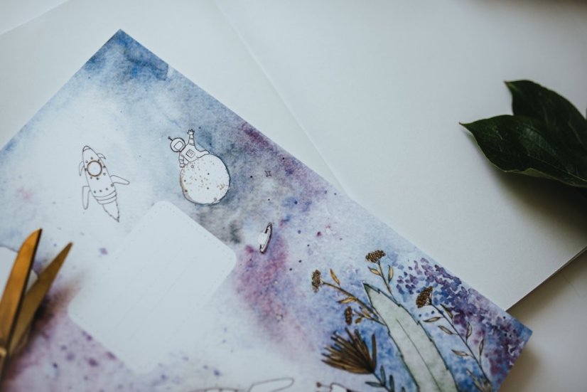 Be Nice Školní ekologický sešit bez linek A4, č. 430 - Design sešitu: Bon voyage