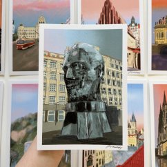 Be Nice ECO poster Prague Secrets Franz Kafka A4 and A5