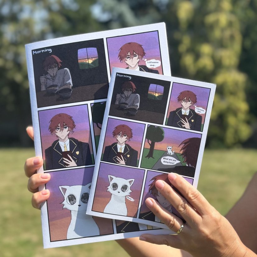 Be Nice EKO školní ekologický sešit Anime - A4 a A5 - Velikost sešitu: A4