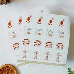 Be Nice Christmas stickers - Pelíšky - Limited edition