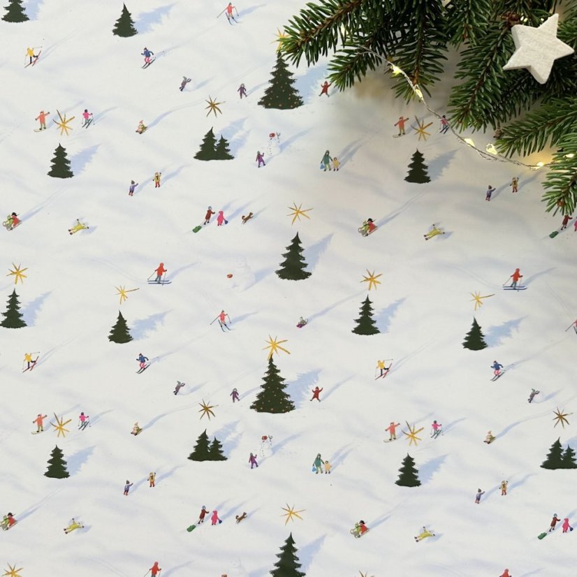 Be Nice ECO Christmas wrapping paper Winter wonderland - Size: 68 x 47 cm