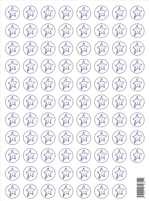 Be Nice stickers - Star