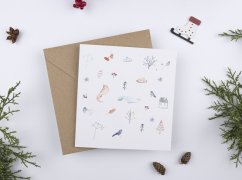 Be Nice ECO Christmas card - Poetic