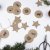 Be Nice ECO Christmas paper decorations with motives - brown