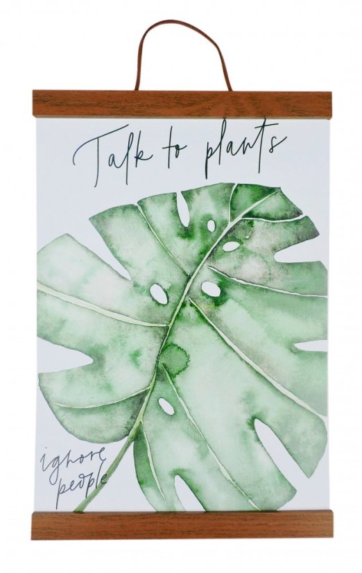 Be Nice Poster Plants