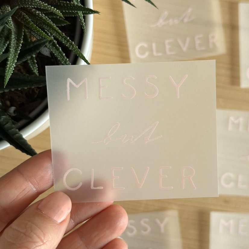 Be Nice Nažehlovačka na textil - Messy but clever