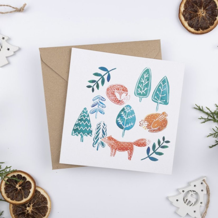 Be Nice ECO Christmas card - Family
