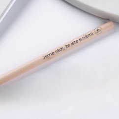 Be Nice Přírodní dřevěná tužka - jsme rádi, že jste s námi