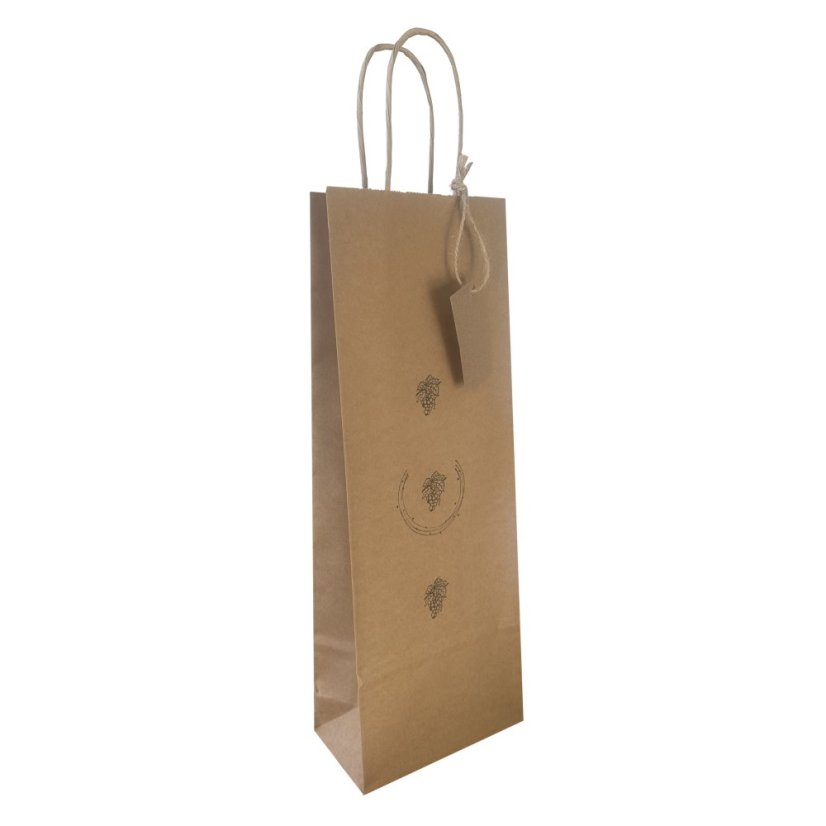 Be Nice Wine Gift Bag with Name Tag
