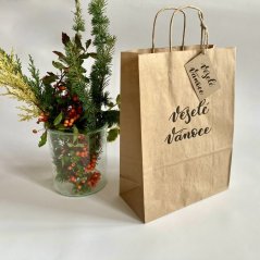 Be Nice Dárková taška s jmenovkou - Veselé Vánoce