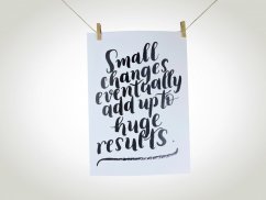 Be Nice Plakát Small changes