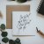 Be Nice Card white - Do what you love