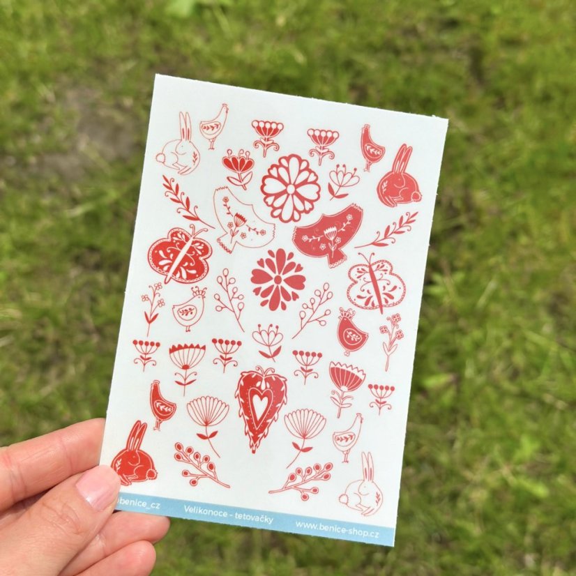 Be Nice obtisky - Velikonoční modré