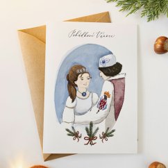 Be Nice ECO Christmas card Cinderella