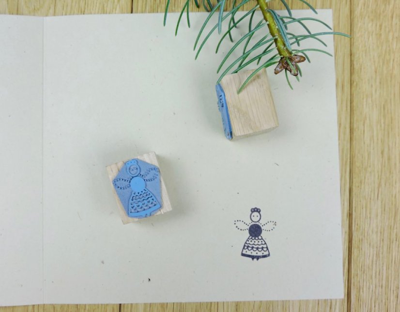 Be Nice stamp doll