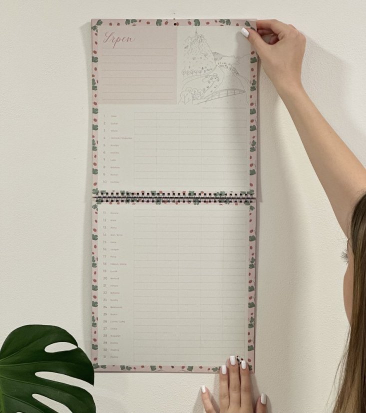 Be Nice EKO Rodinný nástěnný kalendář