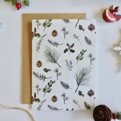 Be Nice ECO Christmas card Pine