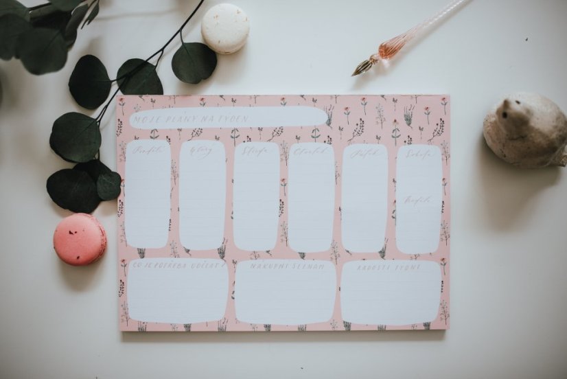 Be Nice ECO Weekly Planner – Pink