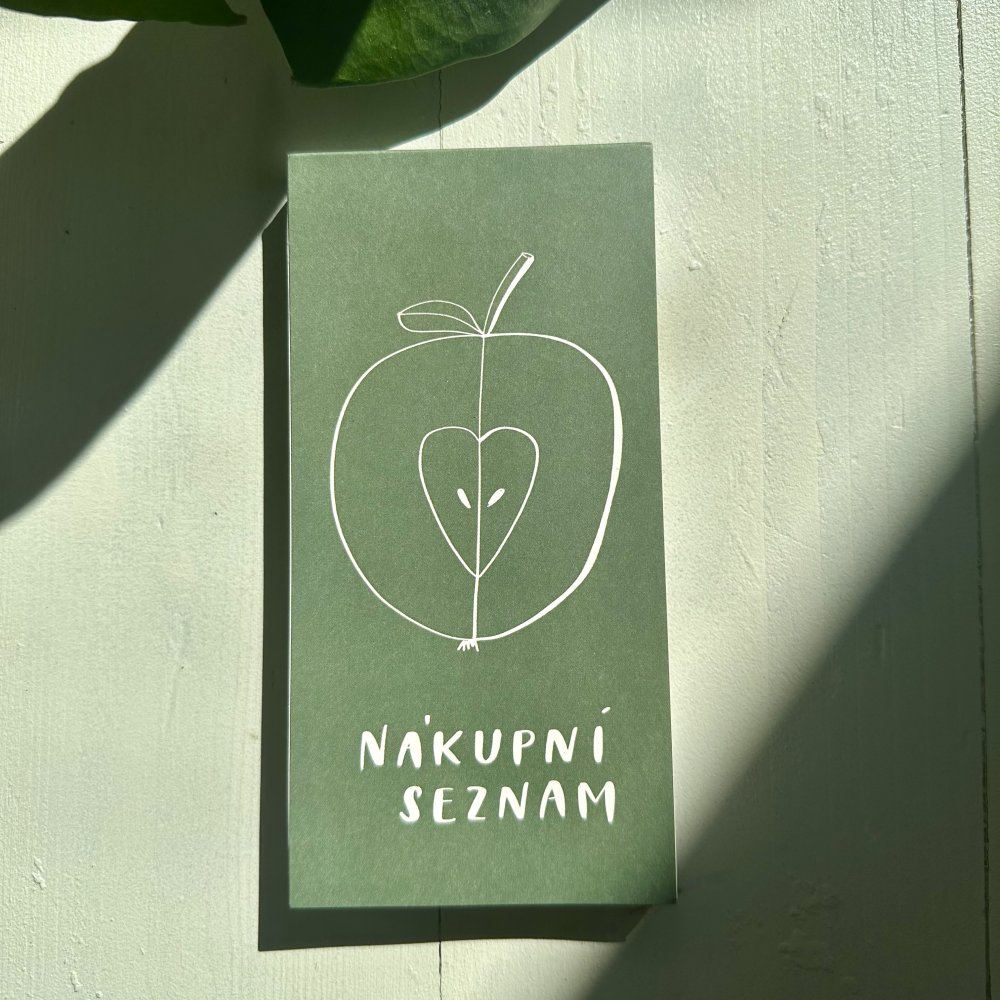 Nákupní seznamy - Magnet - Bez magnetu