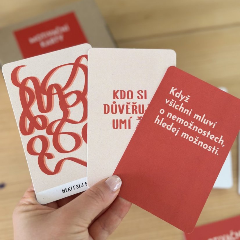 Be Nice EKO Motivační karty Baťa SOBĚ