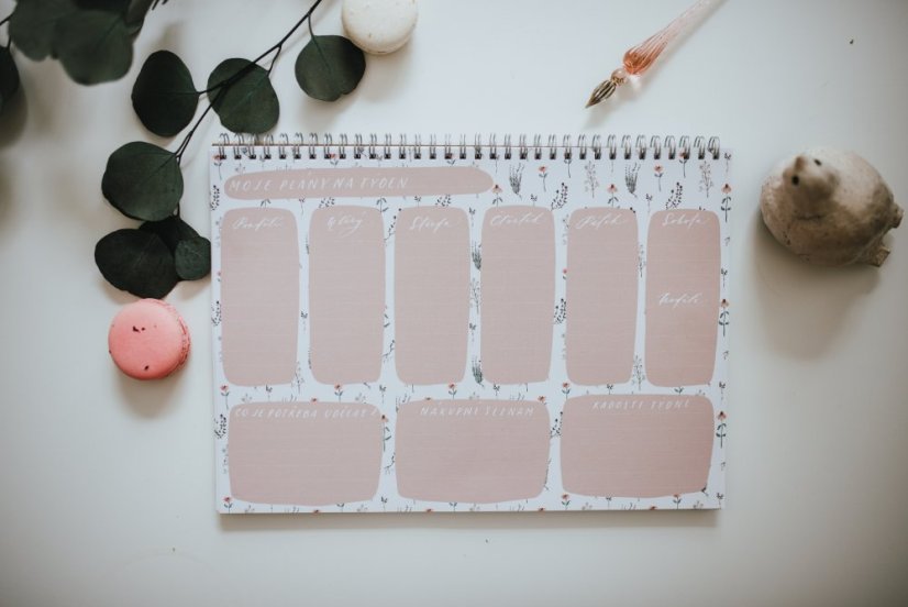 Be Nice ECO Weekly Planner – White