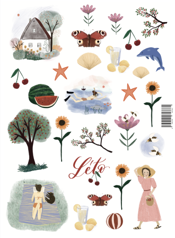 Be Nice stickers - Summer Be Nice stickers - Summer