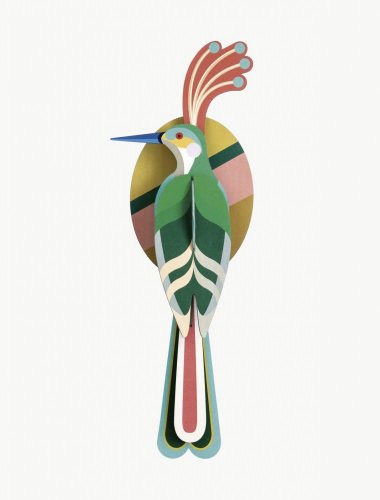 Ptáček z ráje - kartonová dekorace