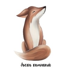 Be Nice Samolepka - Liška