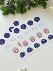 Be Nice Christmas stickers - Heavenly (32 pcs)